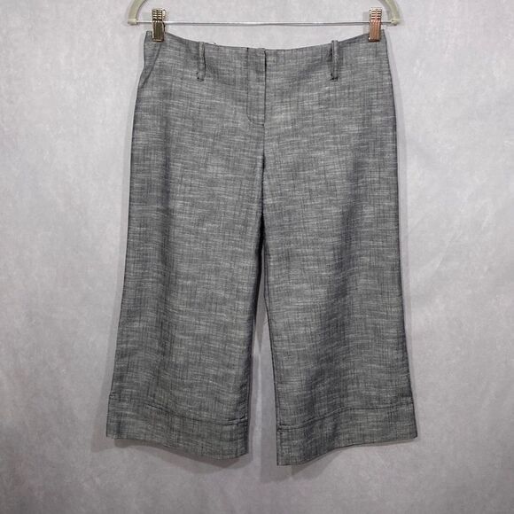 Gray Business Work Dress Cropped Pants - Picture 2 of 8